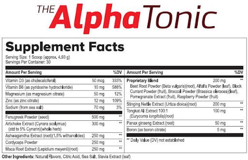 Boost Your Masculine Performance with The Alpha Tonic